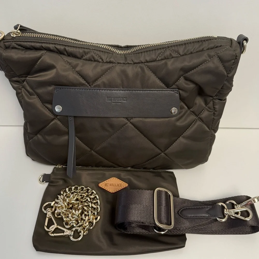 MZ Wallace Quilted Madison Crossbody in Magnet - Picture 7 of 8